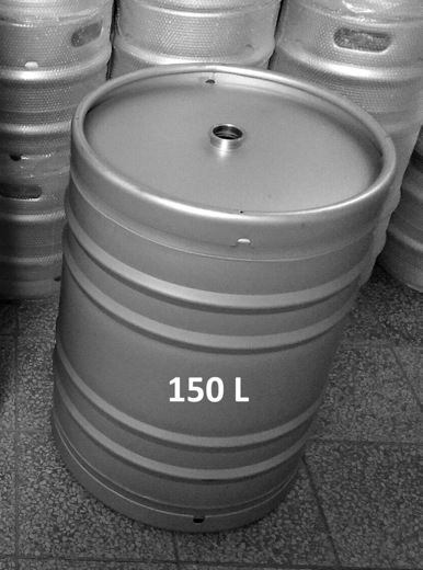 KEG 150 litrů
