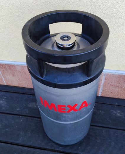 KEG SLIM C 20 litrů (nerez+guma) - vzorek