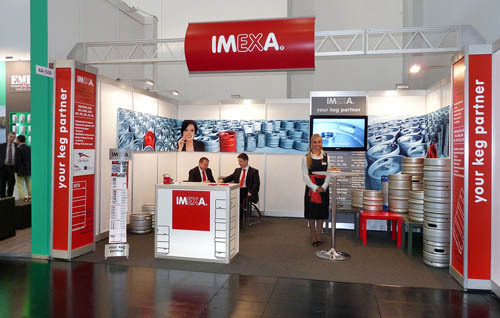 BrauBeviale Norimberk 2012 - výstavní expozice IMEXA s.r.o.