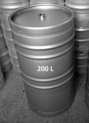 KEG 200 litrů