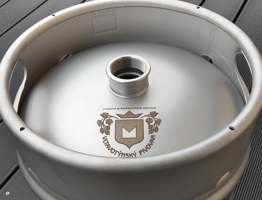 Laserové značení na sud DIN KEG